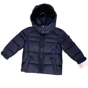 New w/Tags S13 NY Navy Blue Toddler Boys Matte Downhill Puffer Winter Jacket 2t